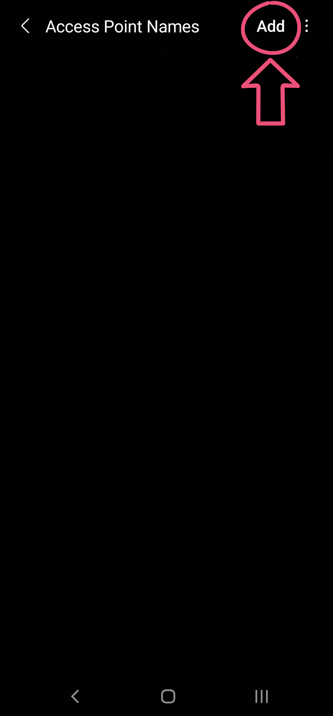 android settings 1 add apn